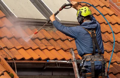 Démoussage et hydrofuge de toiture à Bricy